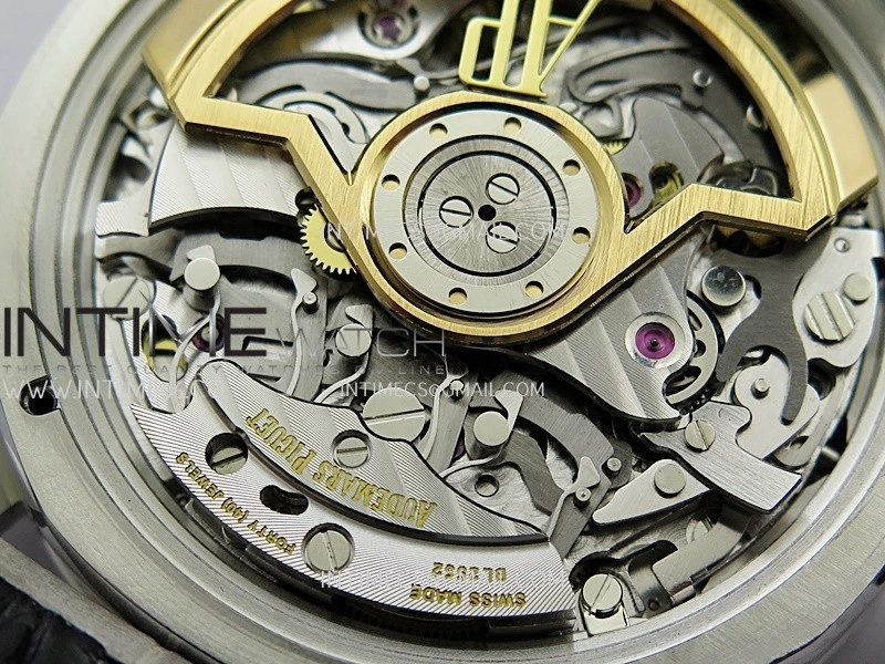 Code 11.59 Chrono 26393 SS APSF 1:1 Best Edition Silver Dial On Gray Leather Strap Super Clone SA4401